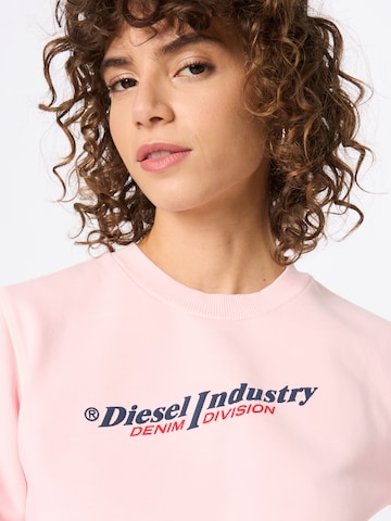 DIESEL Sweatshirt 'SLIMMY' in Pink