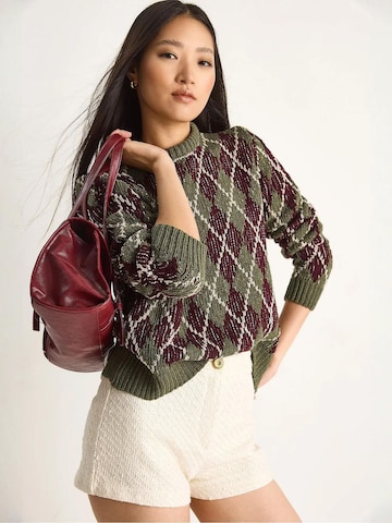 Bianco Lucci - Pullover 'Pullover' em verde