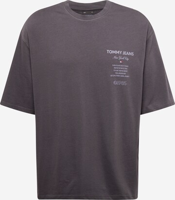 Tommy Jeans Shirt '1985' in Grijs: voorkant