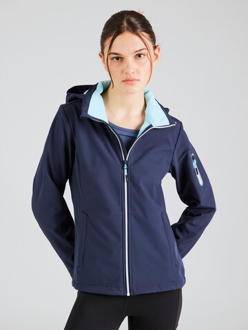 Veste outdoor CMP en bleu : devant