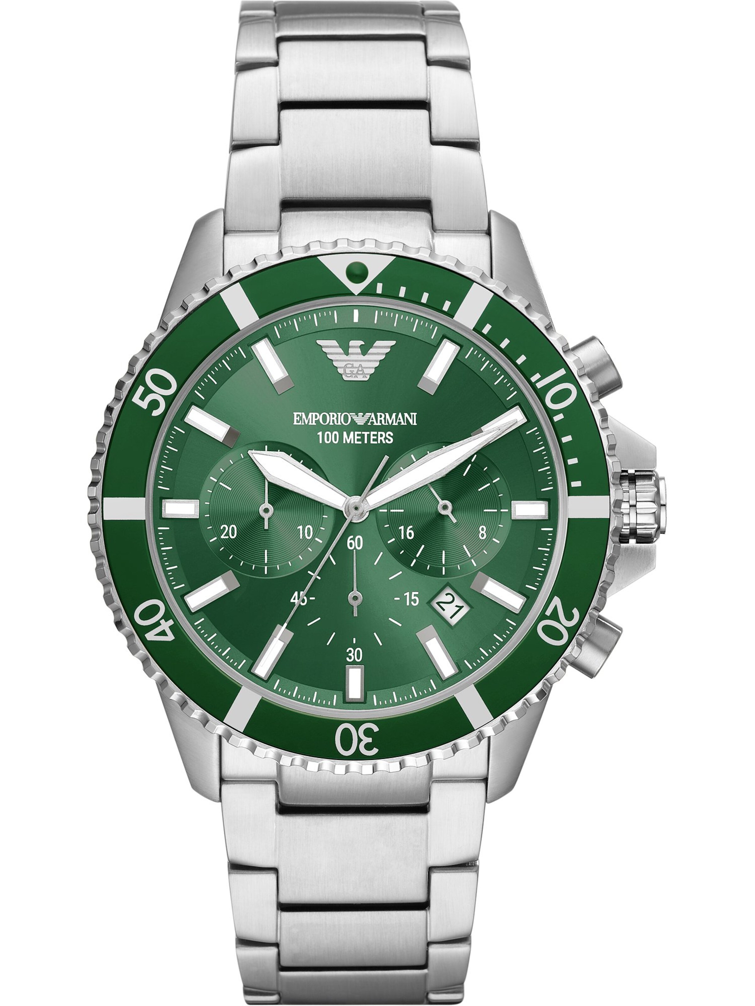 Emporio Armani Analog watch in Silver: front