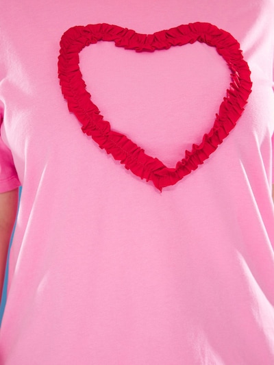 Maglietta Trendyol Curve di colore rosa / rosso sangue, Visualizzazione prodotti