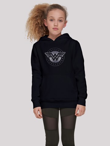 F4NT4STIC Sweatshirt 'Wonder Woman Star Shield' in Zwart: voorkant