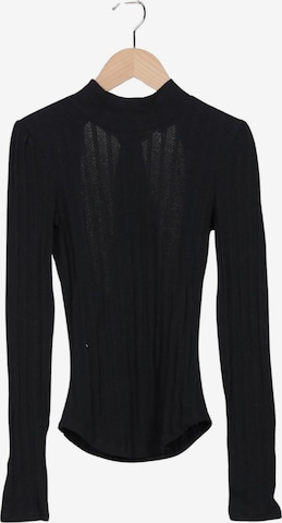 Free People Langarmshirt XS in Schwarz: Vorderseite