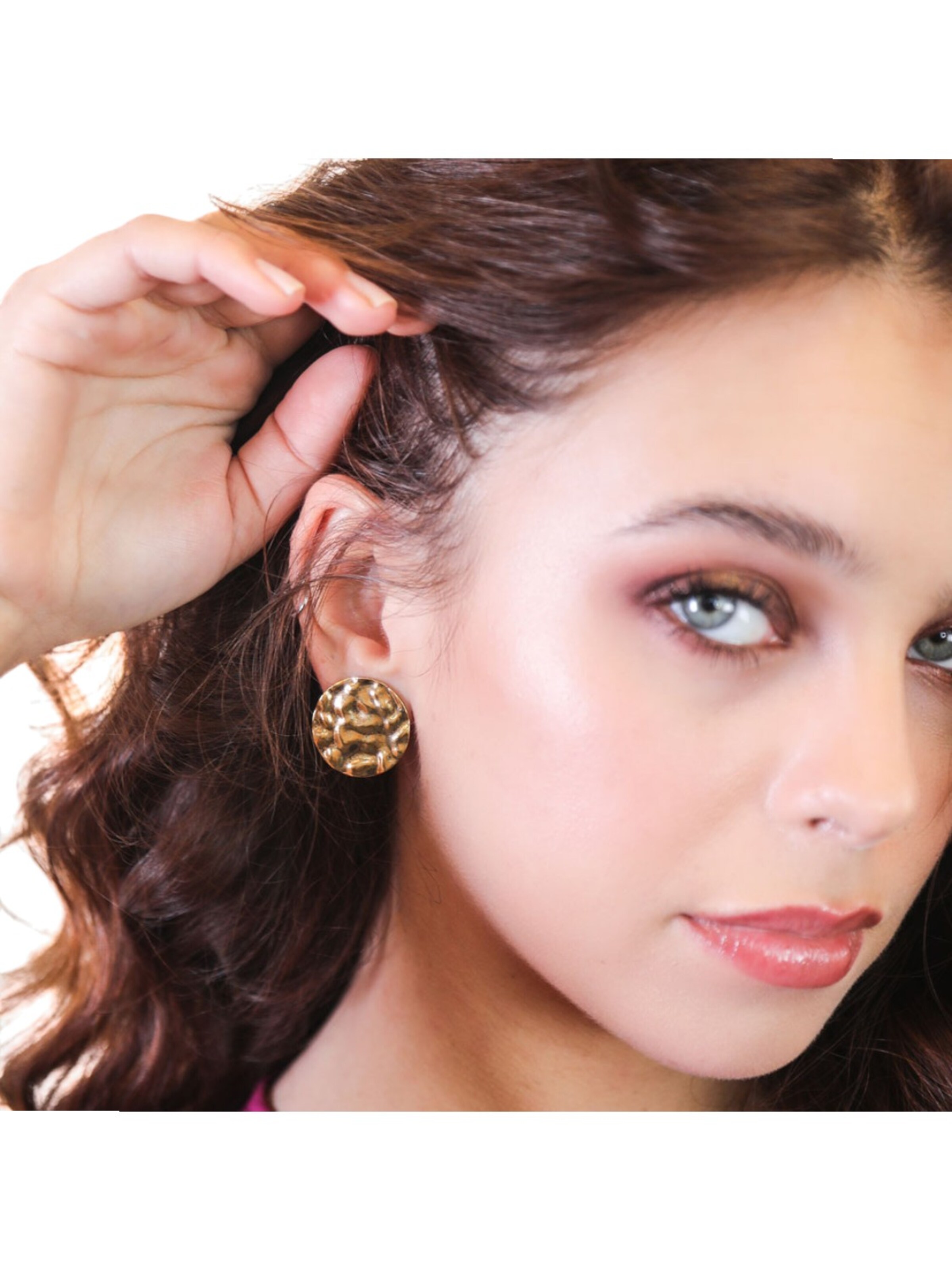 Sergio Engel Earrings 'Flow Ohrclip 01' in Gold