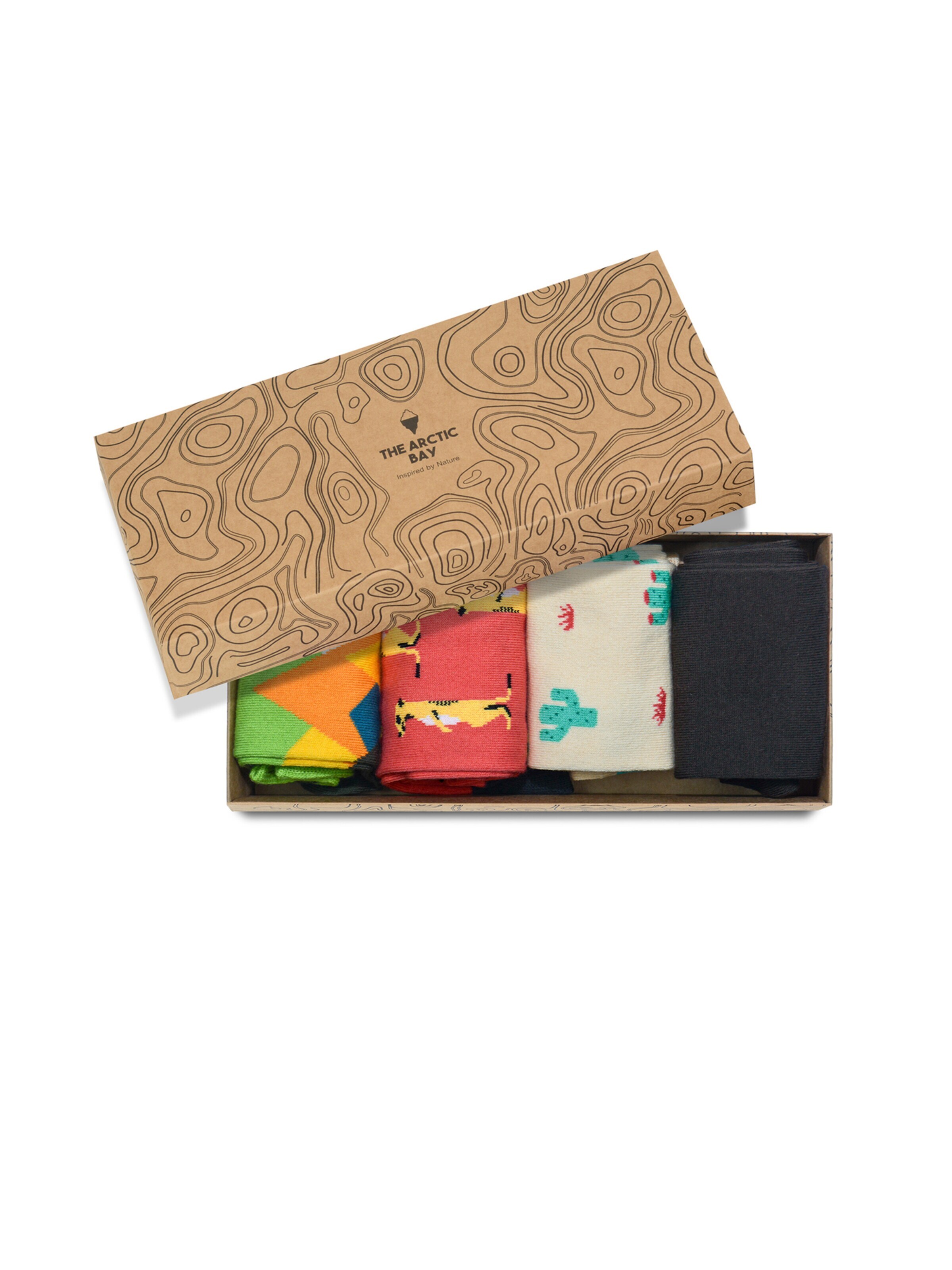 The Arctic Bay Socks 'JANGWA EDITION Gift box 4 Pack Unisex' in Mixed colours