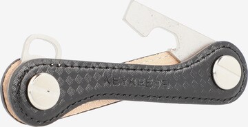 Keykeepa Sleutelhanger 'Leather' in Zwart