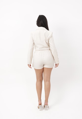 Elara Set: Blazer und Rock in Beige