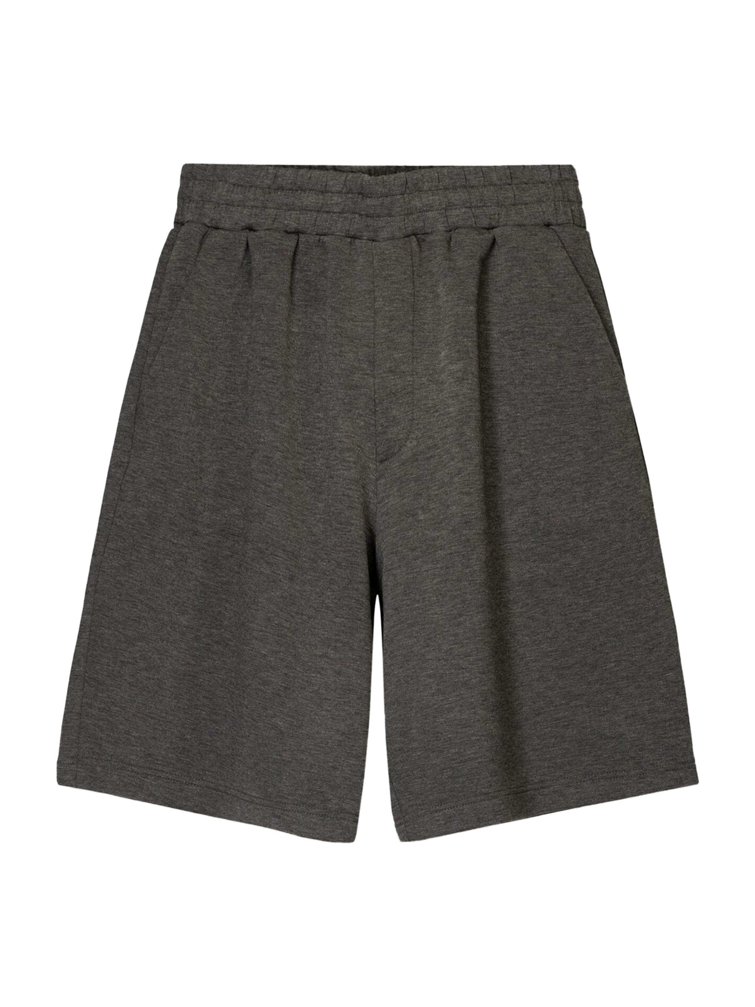 Bershka Loosefit Shorts in Grau: Vorderseite