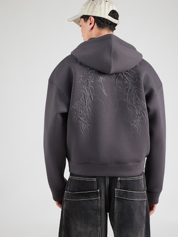 WEEKDAY - Sudadera con cremallera 'Simon' en gris