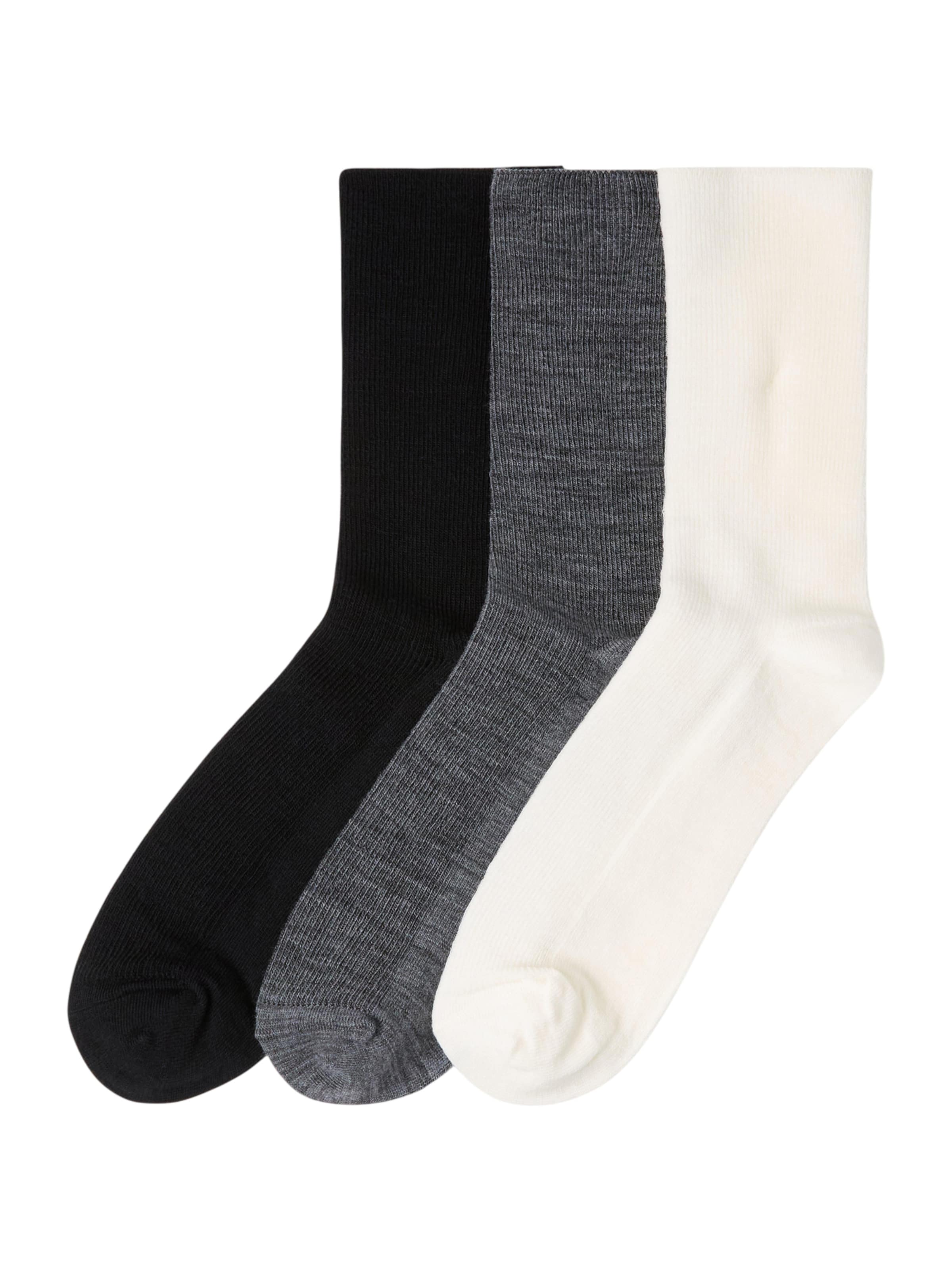 Calzino di Lindex in grigio: frontale