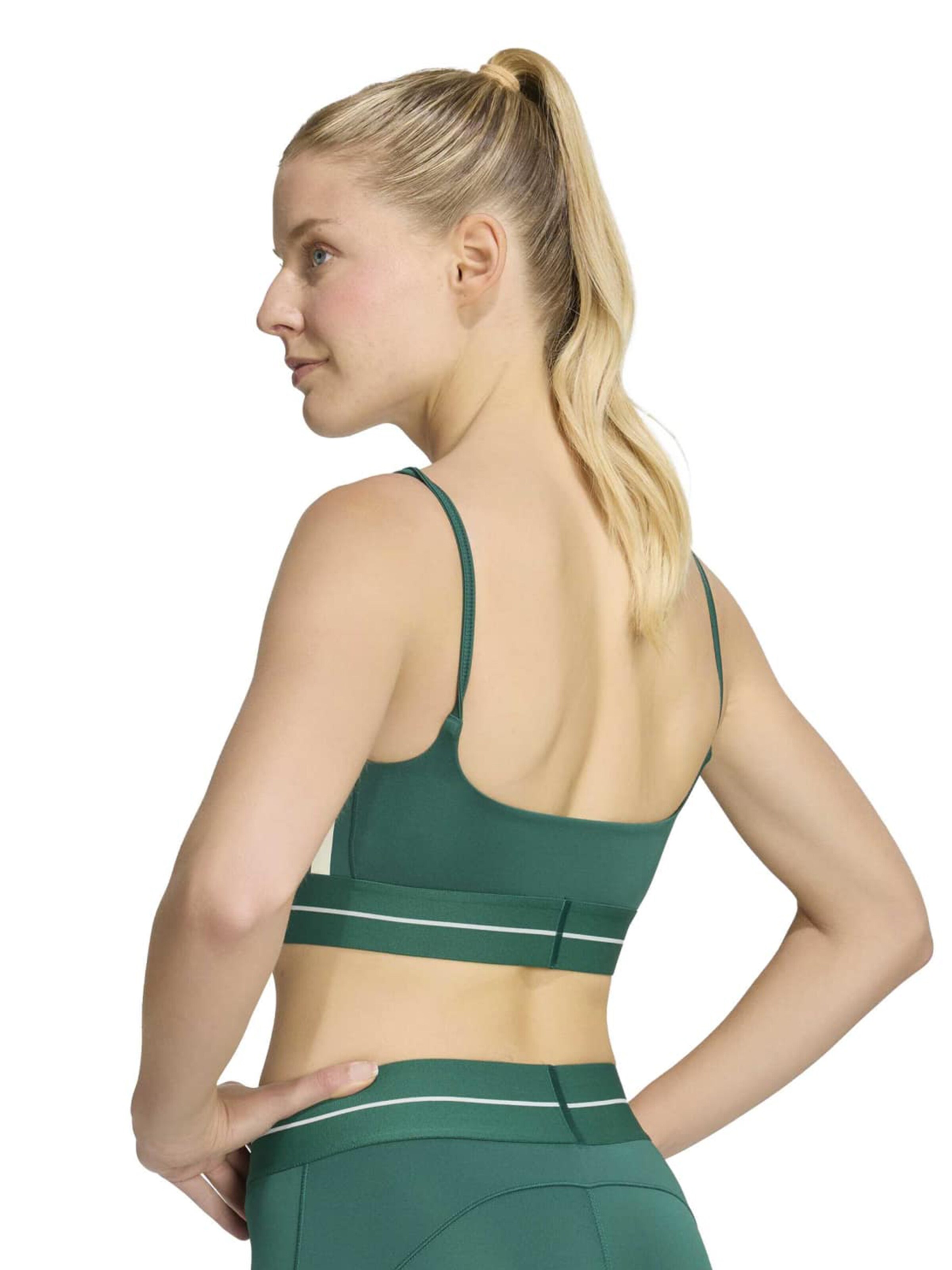 ADIDAS PERFORMANCE Bustier Sportmelltartók 'HYG' - zöld