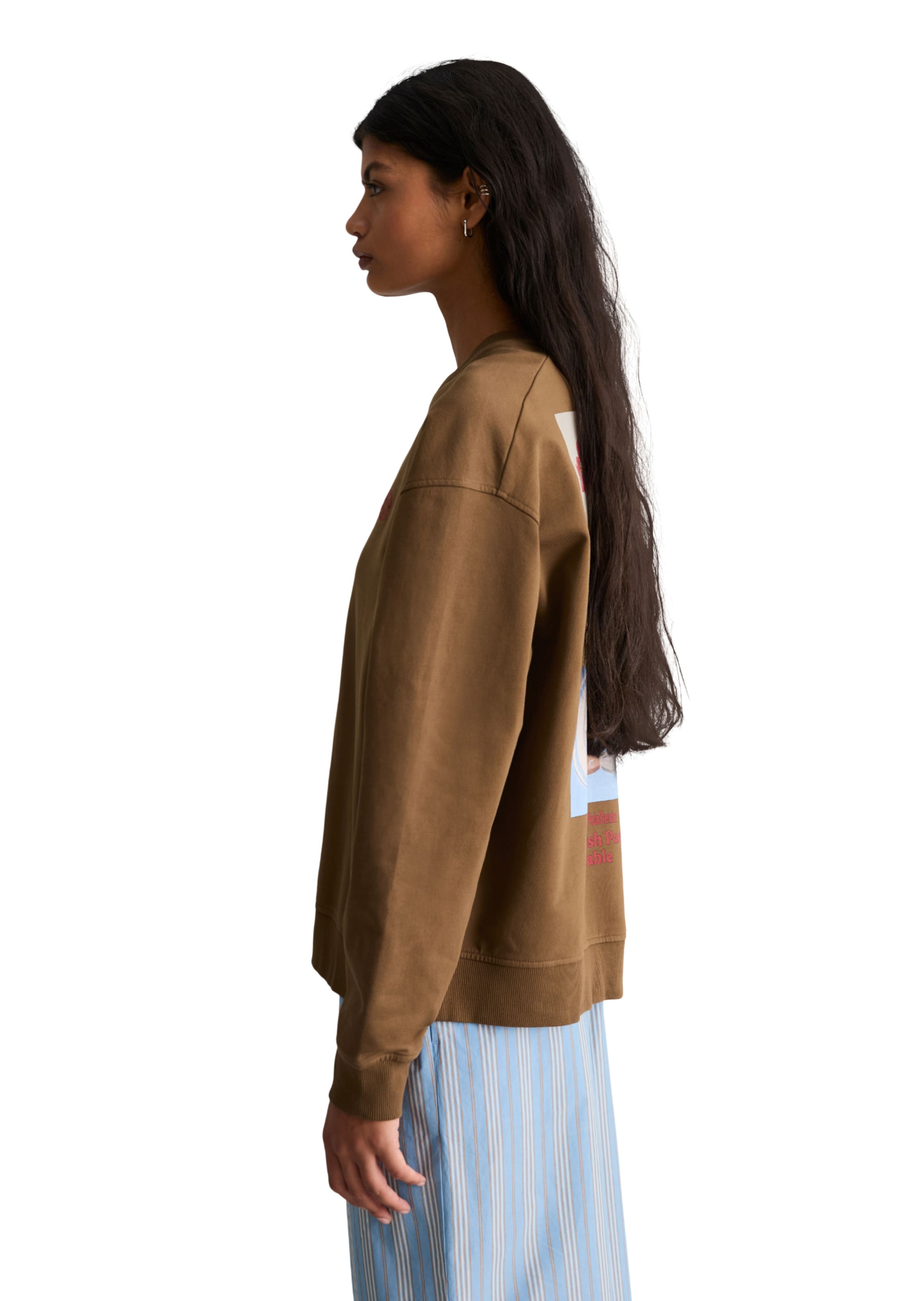 Marc O'Polo DENIM Sweatshirt in Bruin