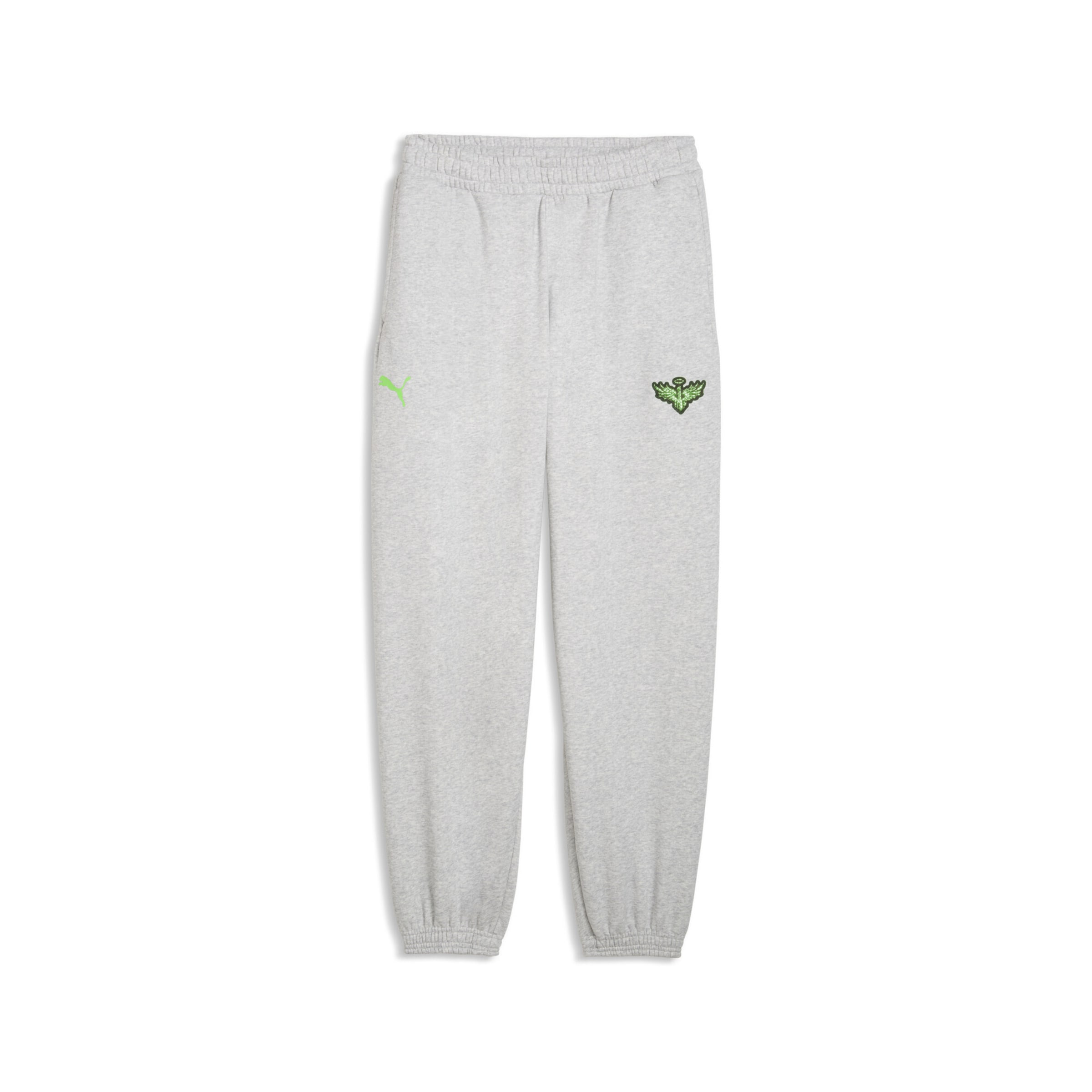 PUMA Tapered Sporthose 'LaMelo' in Grau: Vorderseite