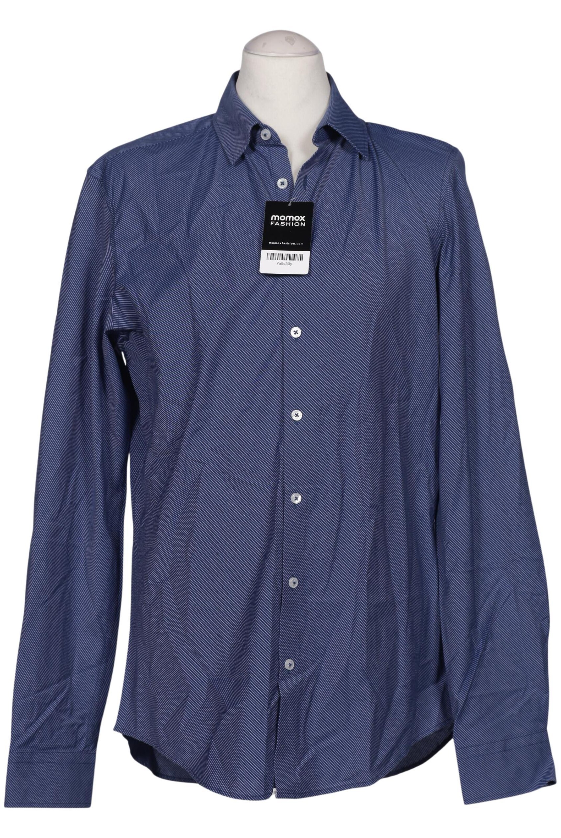 SEIDENSTICKER Button Up Shirt in L in Blue: front