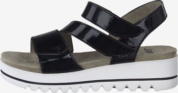 JANA Strap Sandals in Black