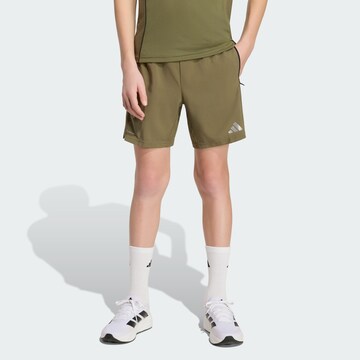 ADIDAS SPORTSWEAR Regular Sportbroek 'Tech Apparel' in Groen: voorkant