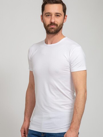 alan red Shirt 'Ottawa' in Wit