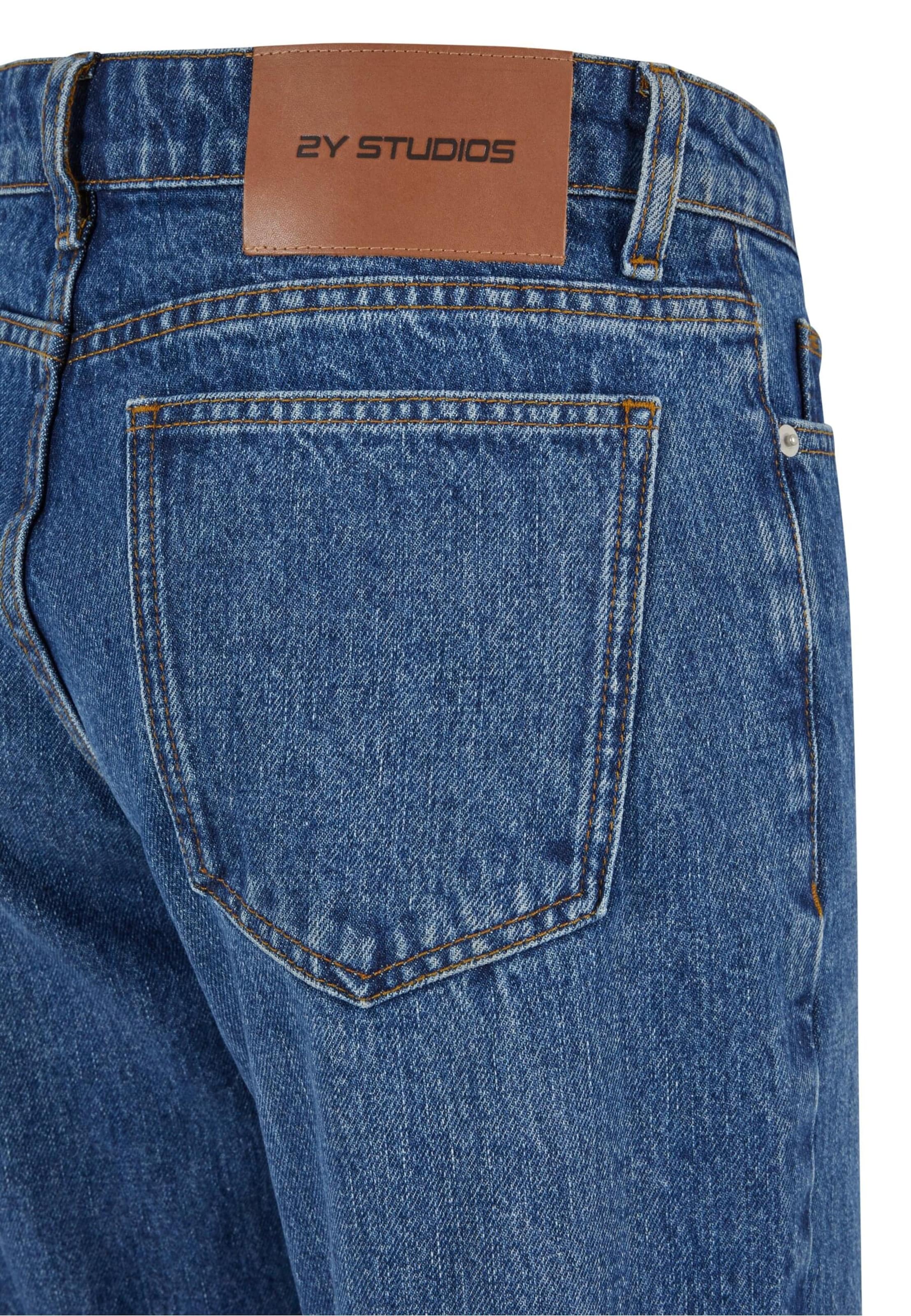 2Y Studios Wide leg Jeans 'Teya' in Blue