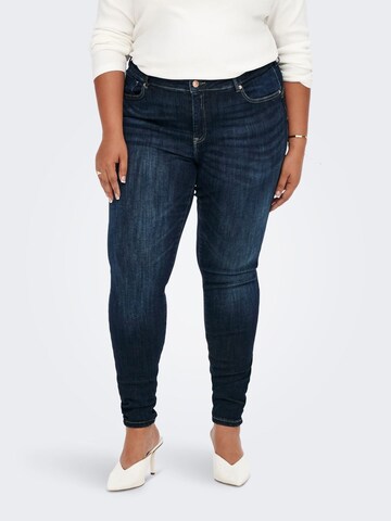 ONLY Carmakoma Skinny Jeans 'CARPower' in Blauw: voorkant