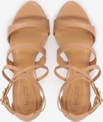 Kazar Strap Sandals in Beige