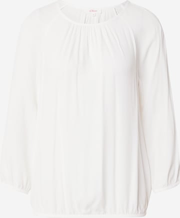 s.Oliver - Blusa en blanco: frente