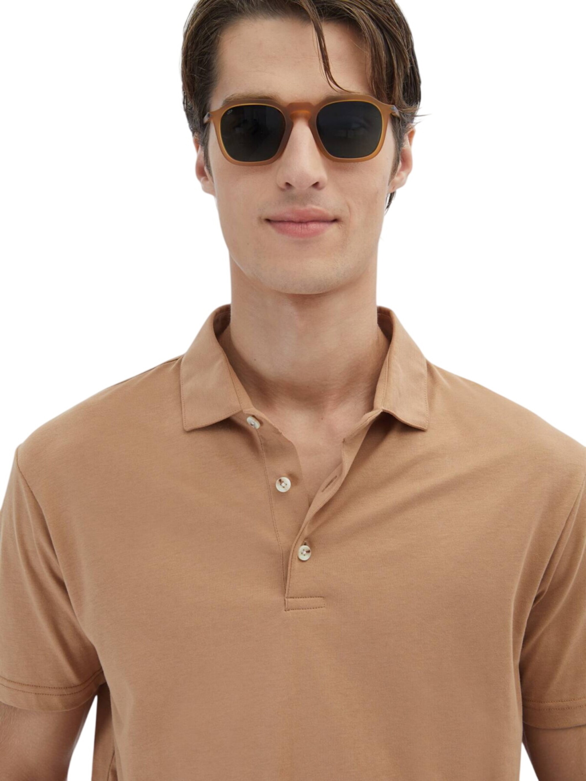 KİP Poloshirt in Beige