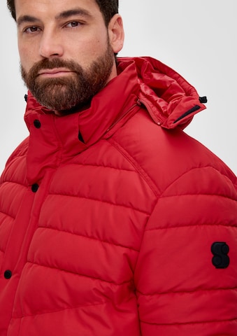 s.Oliver Men Big Sizes Winter Jacket in Red