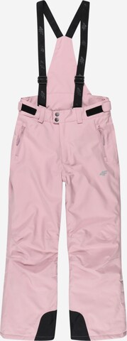 4F Outdoor trousers in Pink: front