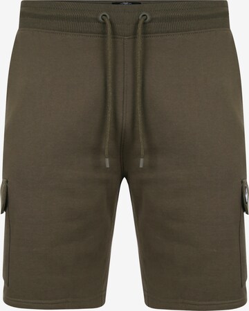 Pantalon cargo 'Hunter' Threadbare en vert : devant