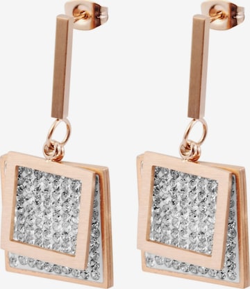 Akzent Earrings 'Almendra, langlebig' in Gold: front