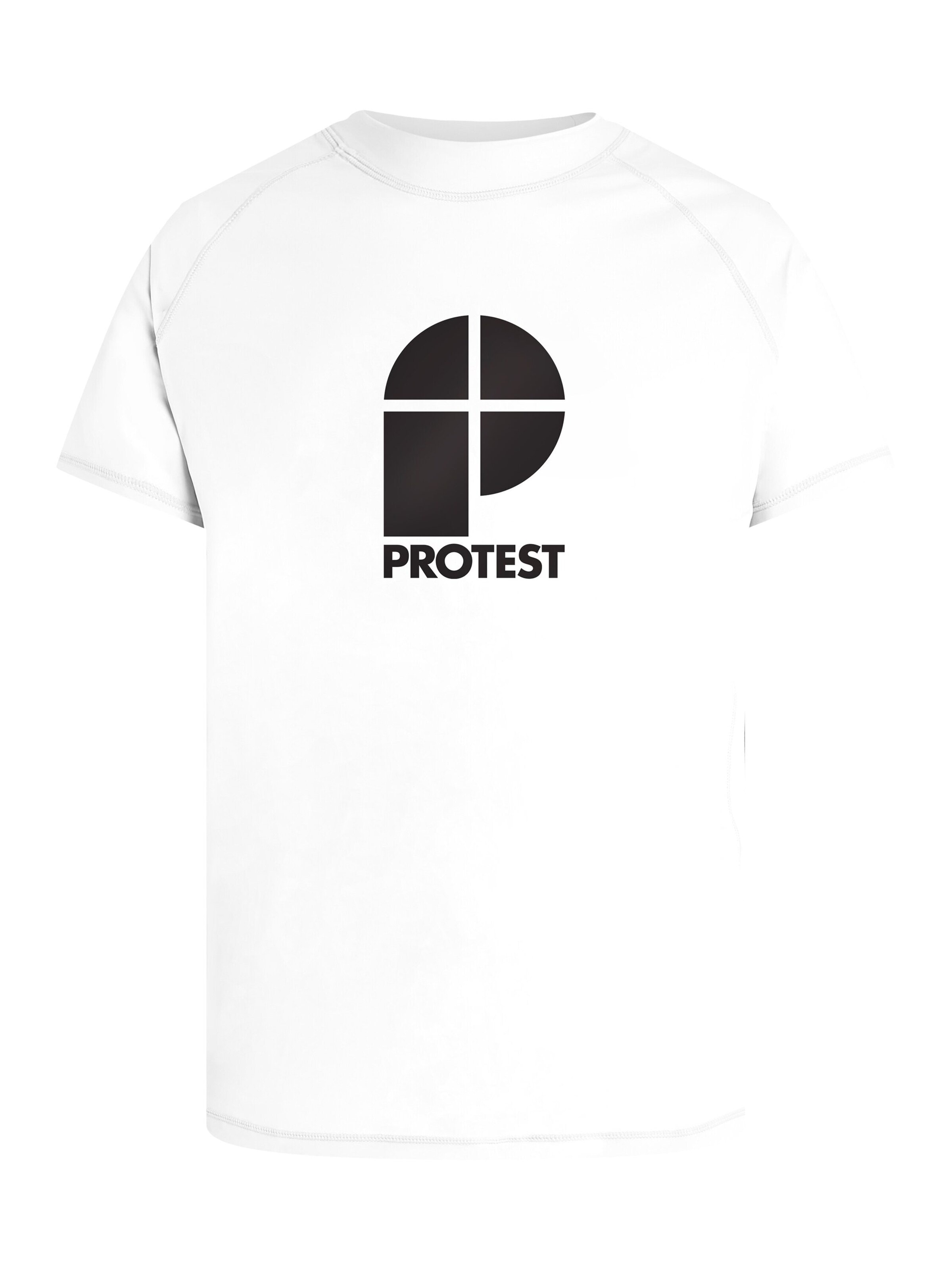 PROTEST Functioneel shirt 'PRTCATERS' in Wit: voorkant