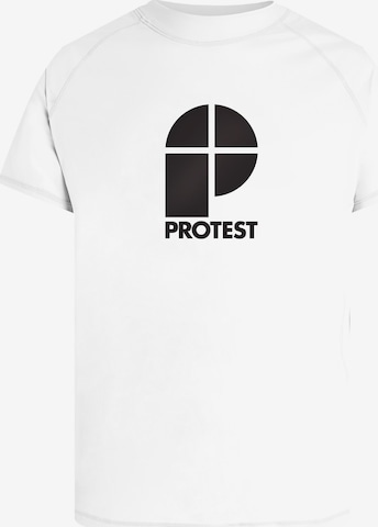 PROTEST Functioneel shirt 'PRTCATERS' in Wit: voorkant