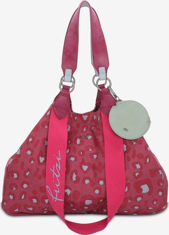 Fritzi aus Preußen Shoulder Bag 'Izzy Medium' in Pink: front