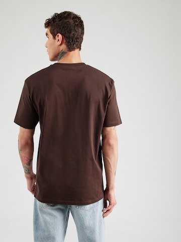 Iriedaily T-Shirt 'Nutcrax' in Braun