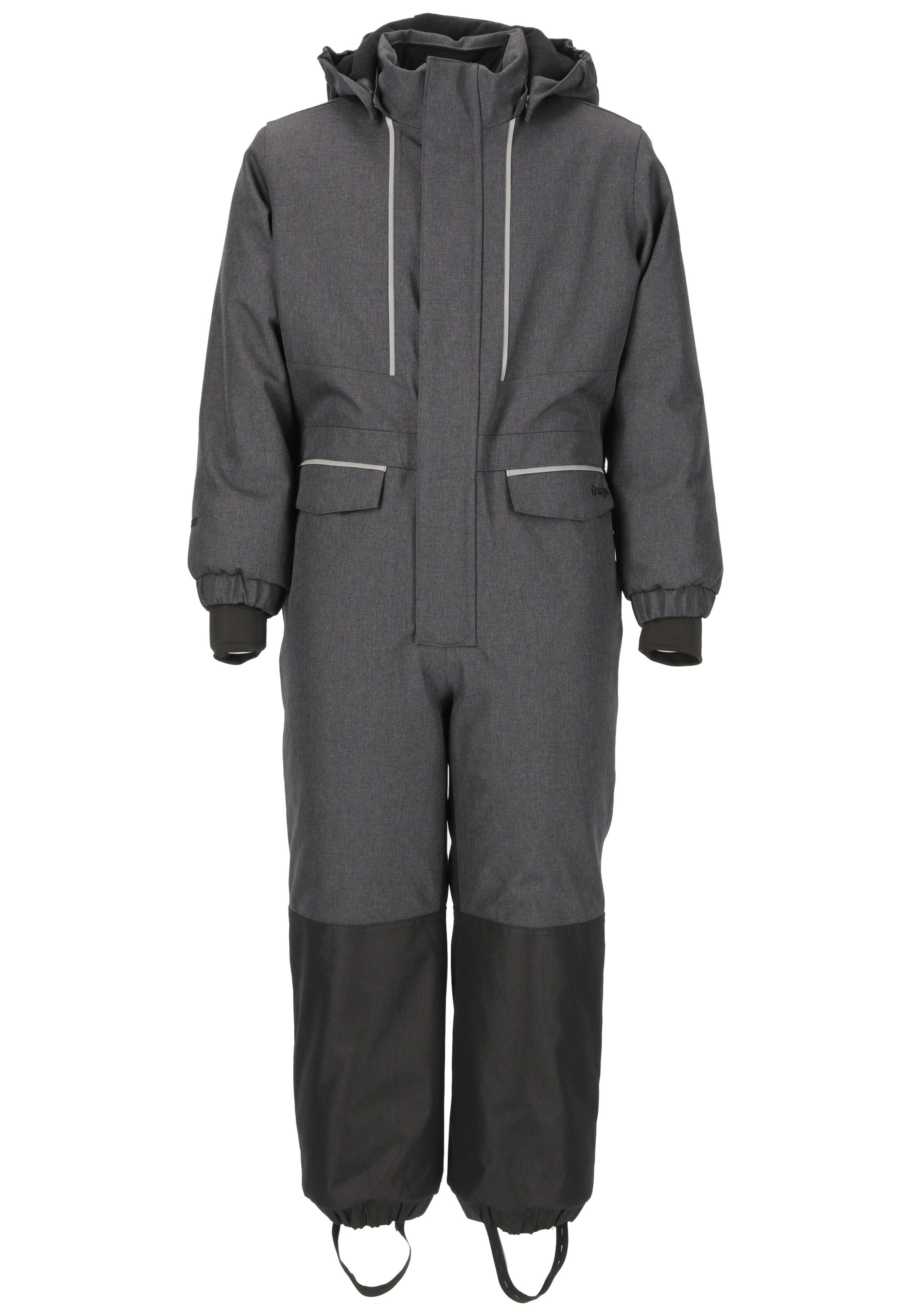 ZigZag Overall 'Merry' in Grau: Vorderseite