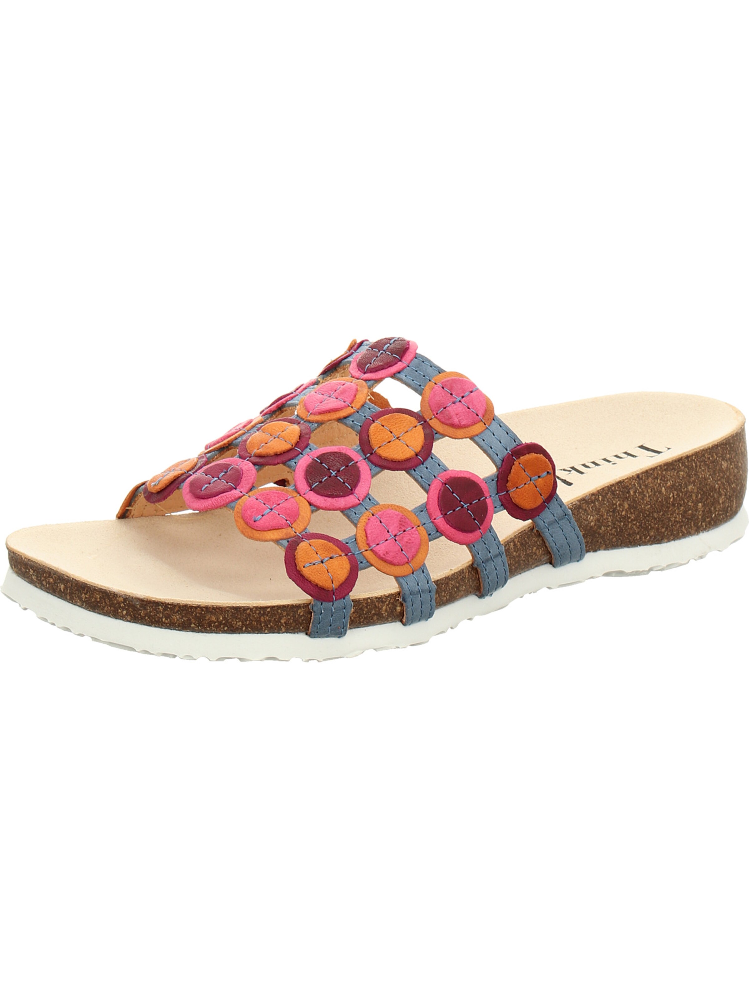 THINK! Pantolette 'Julia' in Blau: Vorderseite