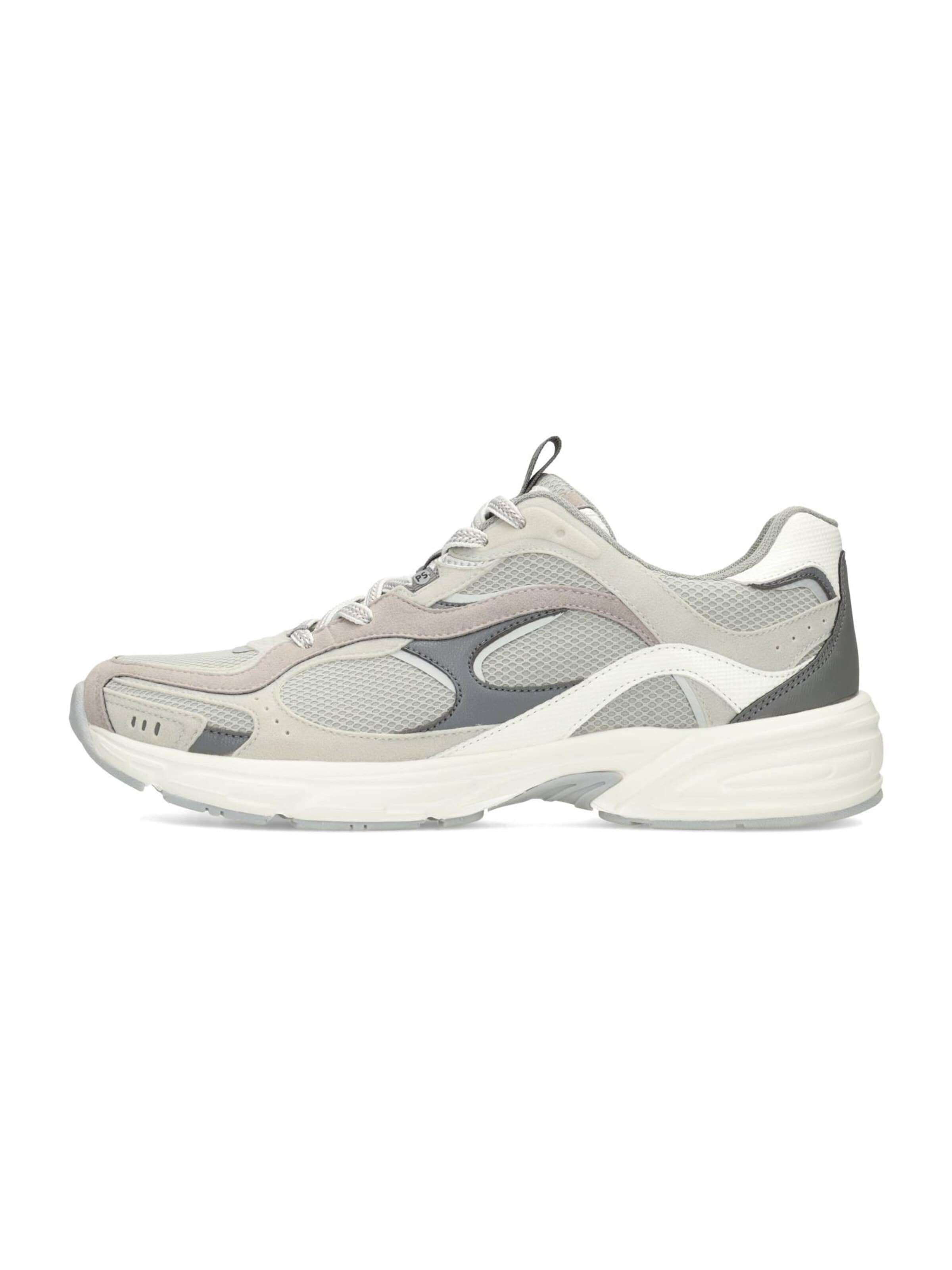 Poelman Sneakers laag 'Dean' in Grijs: voorkant