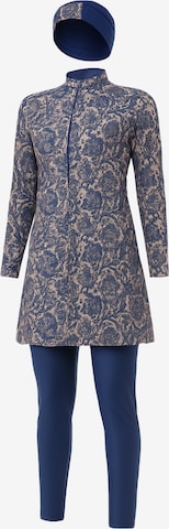 C&City Badeanzug in Blau: Vorderseite