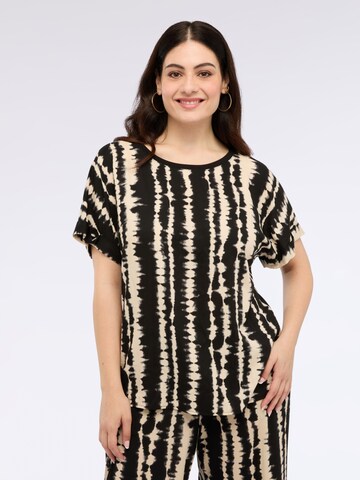 T-shirt Fiorella Rubino en noir : devant