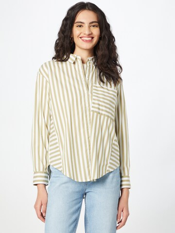 TOM TAILOR Bluse i grøn: forside