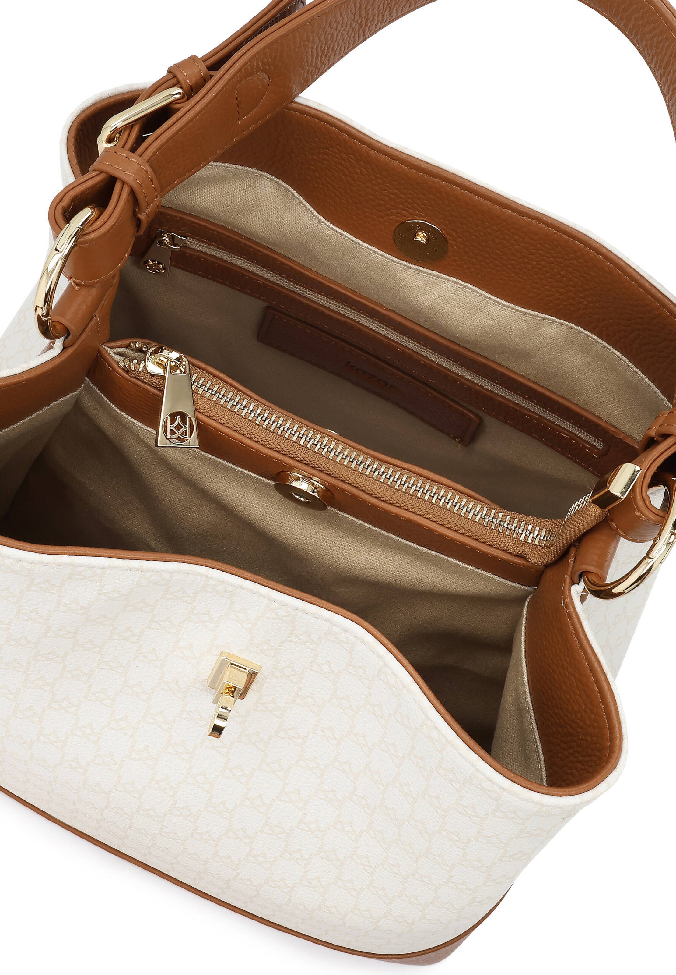 Kazar - Bolso de mano en blanco