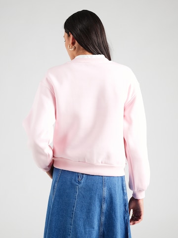 NÜMPH Sweatshirt i rosa