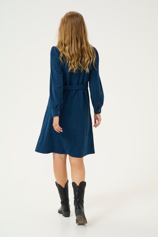 Cream Shirt dress 'Cody' in Blue