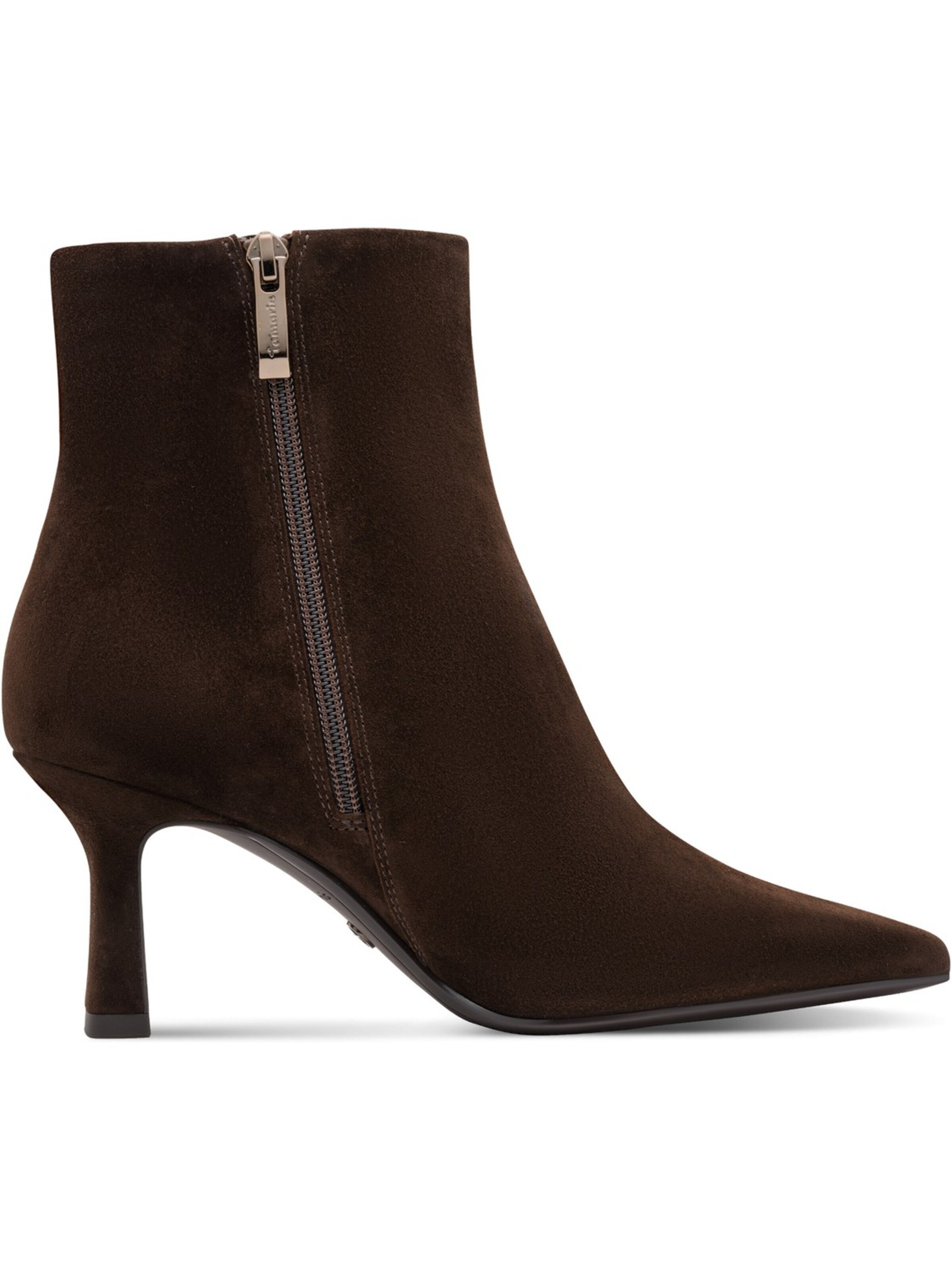 Tamaris Μποτάκι 'Tamaris Women Boots Leder braun' σε καφέ
