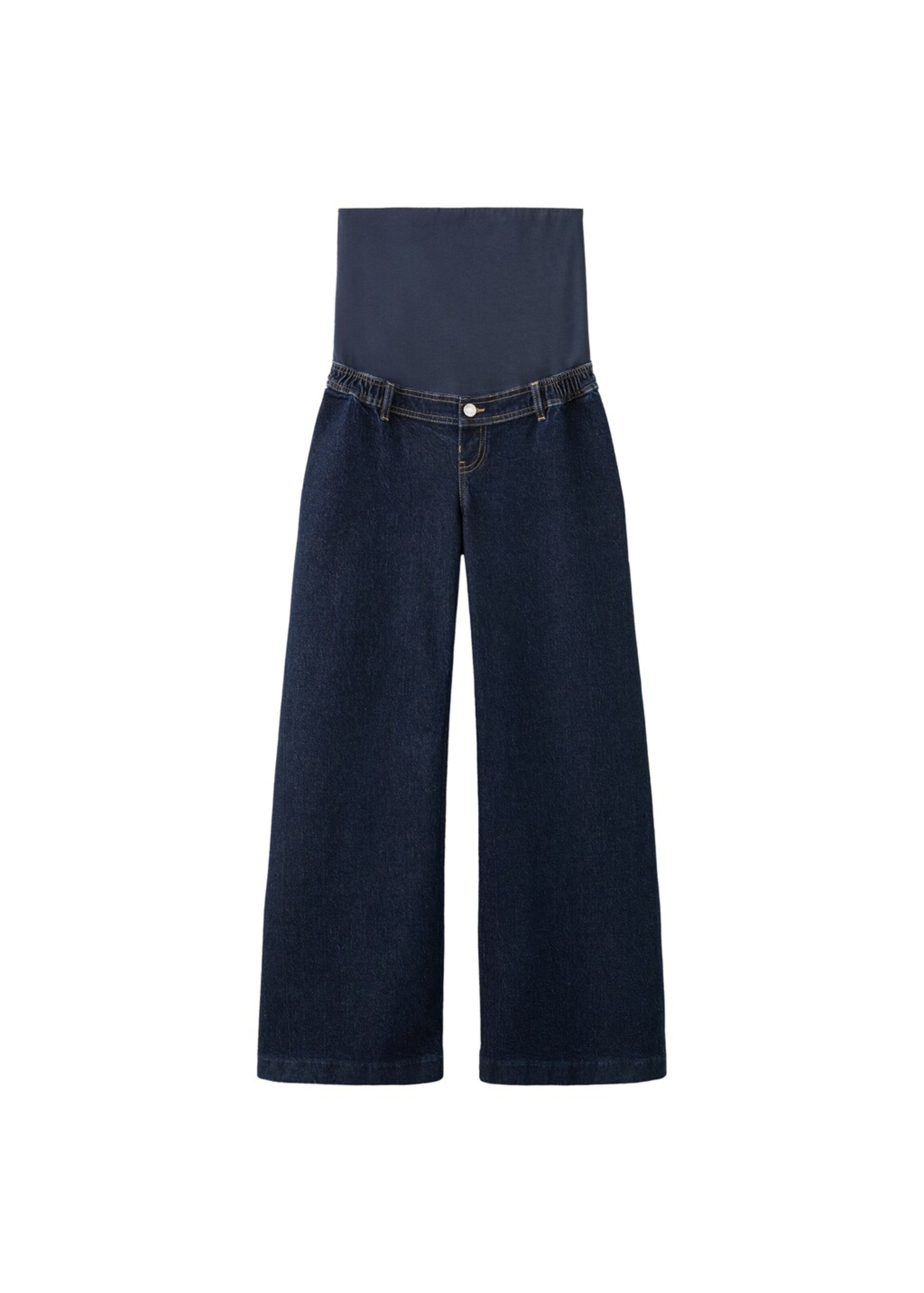 MANGO Loose fit Jeans 'Cathemum' in Blue: front