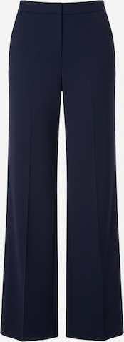 WEARABLE STORIES Bandplooibroek 'Saar' in Blauw: voorkant