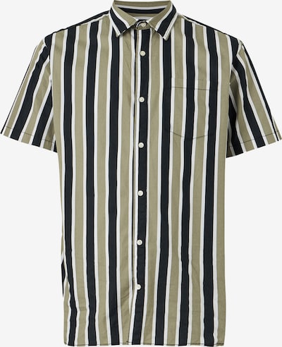 Marškiniai 'JJETHAN' iš JACK & JONES, spalva – tamsiai mėlyna / pastelinė žalia / balta, Prekių apžvalga