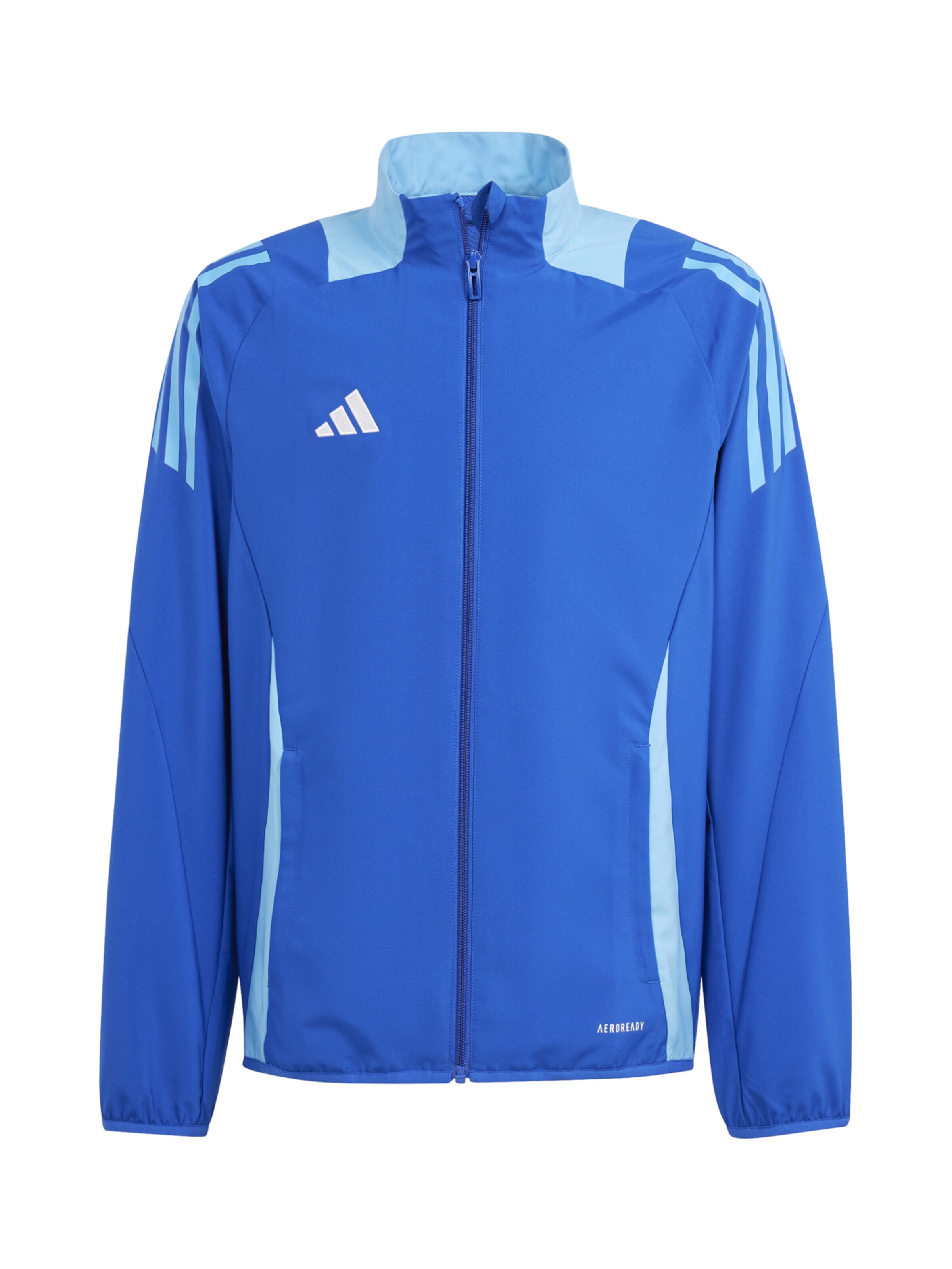 ADIDAS PERFORMANCE Sportjacke 'Tiro' in Blau: Vorderseite