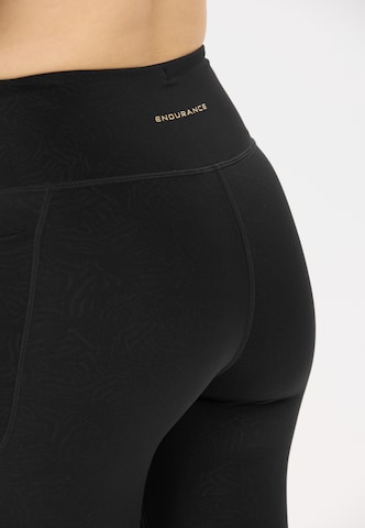 ENDURANCE Skinny Sportbroek in Zwart